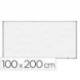 PIZARRA BLANCA MARCA ROCADA LACADA MAGNETICA MARCO ALUMINIO CON CANTONERAS 100X200 CM