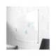 PIZARRA BLANCA MARCA ROCADA LACADA MAGNETICA MARCO ALUMINIO CON CANTONERAS 60X90 CM