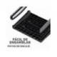 REPOSAPIES FELLOWES BREYTA 3 AJUSTES DE ALTURA 100% RECICLABLE 490X360X98 MM NEGRO