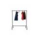 PERCHERO MARCA ROCADA MAULLIMBO CABALLETE EXTENSIBLE CON RUEDAS COLOR NEGRO 1270X505X1570 MM