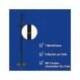 PERCHERO ROCADA MAULCAURUS 7 COLGADORES NEGRO 350X350X1770 MM