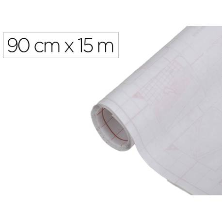 ROLLO ADHESIVO D-C-FIX COLOR BLANCO MATE ANCHO 90 CM LARGO 15 MT
