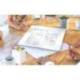 PIZARRA BLANCA MARCA NOBO MODULAR SIN MARCO ACERO MAGNETICA 600X450 MM