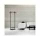 PERCHERO METALICO MAUL SALSA 8 COLGADORES NEGRO 520X1730X400 MM