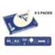 PAPEL COLOR MARCA TROPHEE A3 80GR CREMA PASTEL PAQUETE DE 500 HOJAS