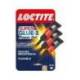 PEGAMENTO MARCA LOCTITE SUPER GLUE-3 ADHESIVO INSTANTANEO ORIGINAL POWER GEL 1 GR BLISTER DE 3 UNIDADES