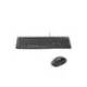 Set teclado + raton con cable Logitech Negro
