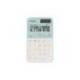 CALCULADORA MARCA CASIO SL-310YC BOLSILLO 12 DIGITOS TECLAS TAX +/- COLOR VERDE CLARO