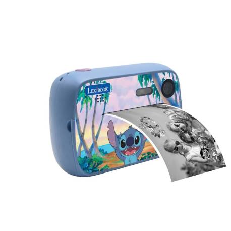CAMARA DE FOTOS INSTANTANEA MARCA LEXIBOOK STITCH STARCAM PRINT TARJETA SD 32 GB CON KIT PERSONALIZACION