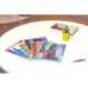 CARPETA BROCHE MARCA DJOIS POLIPROPILENO DIN A4 HORIZONTAL PACK DE 12 UNIDADES COLORES SURTIDOS