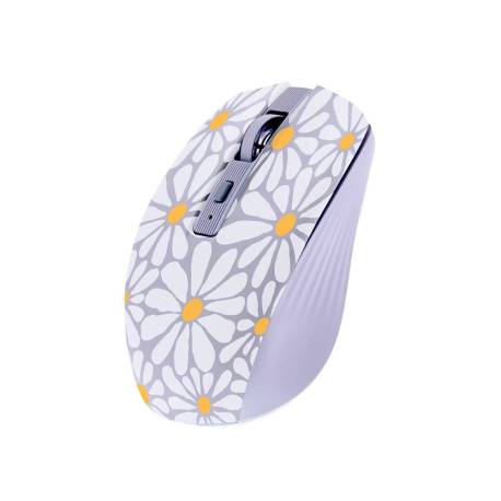 RATON TNB INALAMBRICO DISEÑO FLORES OPTICO 1600 DPI BLUETOOTH USB A