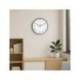 RELOJ MARCA MAUL DRIP DE PARED REDONDO 25 CM DIAMETRO CUARZO MARCO NEGRO