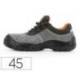 ZAPATOS DE SEGURIDAD MARCA SAFETOP TORMIO SERRAJE CUERO TRANSPIRABLE SUELA PU BIDENSIDAD S1 P SR TALLA 45