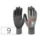 GUANTES DE NITRILO Y NYLON MARCA SAFETOP OXYLUX SATINADO TALLA 9