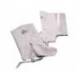 POLAINAS DE CUERO MARCA SAFETOP SERIE STANDARD COLOR GRIS JUEGO DE 2 UNIDADES