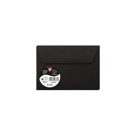 SOBRE MARCA CLAIREFONTAINE POLLEN 114X162 CM 120G NEGRO PACK DE 5 UNIDADES