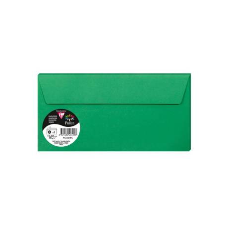 SOBRE MARCA CLAIREFONTAINE POLLEN 110X220 CM 120G VERDE PINO PACK DE 5 UNIDADES