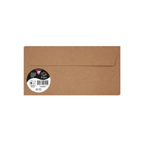 SOBRE MARCA CLAIREFONTAINE POLLEN 110X220 CM 120G KRAFT PACK DE 5 UNIDADES