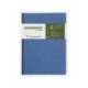 LIBRETA COSIDA MARCA CLAIREFONTAINE 14,8X21 CM 96 HOJAS AGE-BAG LISO AZUL