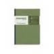 LIBRETA MARCA COSIDA CLAIREFONTAINE 14,8X21 CM 96 HOJAS AGE-BAG LISO VERDE