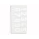Plantilla Liderpapel rotulacion 1700 letras y numeros 50 mm