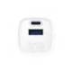 CARGADOR DE PARED TNB GAN 30 W USB-C + USB A BLANCO
