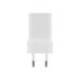 CARGADOR DE PARED TNB GAN 30 W USB-C + USB A BLANCO