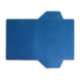 Carpetas de gomas carton forrado Paper Coat Liderpapel Folio azul