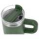 TAZA TERMICA ASA MARCA ANTARTIK PULSE ISOTERMICA TAPA HERMETICACERO INOXIDABLE PAJITA LIBRE BPA VERDE MILITAR 570 ML