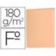 Subcarpeta de cartulina Liderpapel Tamaño folio color Naranja pastel 180g/m2