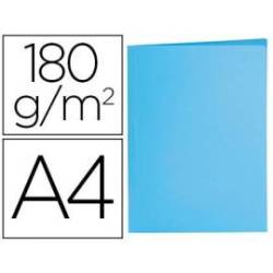 Subcarpeta de cartulina Liderpapel Din A4 color Azul pastel 180g/m2