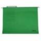 Carpeta colgante marca Liderpapel Folio Kraft verde