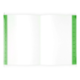 Carpeta colgante marca Liderpapel Folio Kraft verde
