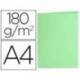 Subcarpeta de cartulina Liderpapel Din A4 color Verde pastel 180g/m2