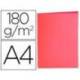 Subcarpeta de cartulina Liderpapel Din A4 color Rojo pastel 180g/m2