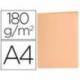 Subcarpeta cartulina Liderpapel Din A4 color Naranja pastel 180g/m2