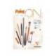 BLOC DE DIBUJO MULTITECNICAS MARCA CLAIREFONTAINE PAINT ON DIN A5 ENCOLADO 40 HOJAS 250 GR LISO