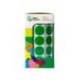 GOMETS MARCA LIDERPAPEL AUTOADHESIVO S CIRCULOS 20 MM VERDE ROLLO DE 2000 UNIDADES EN CAJA DE CARTON
