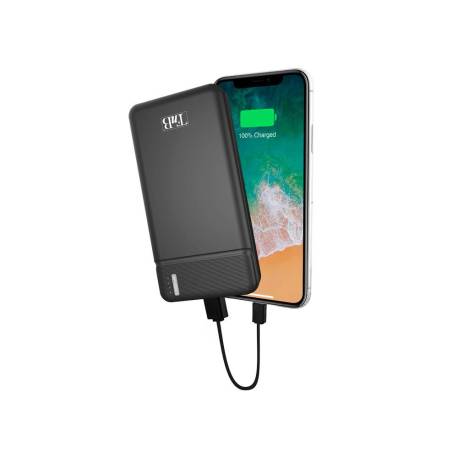 BATERIA EXTERNA TNB 10000 MAH MICRO USB + USB TYPO C NEGRO