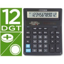 Calculadora Sobremesa Citizen SDC-888XBK 12 dígitos