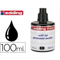 Tinta permanente rotulador Edding T-100 negro