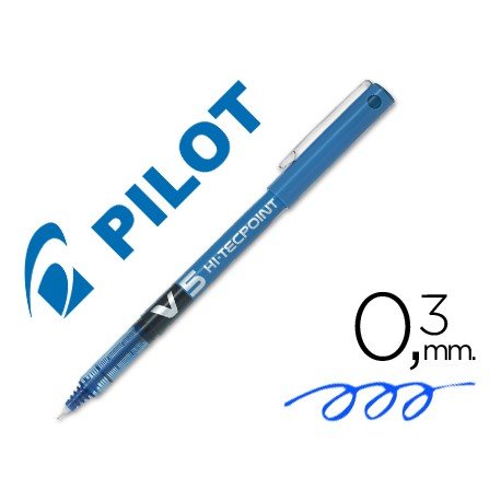 Rotulador Pilot V-5 0,3 mm Azul