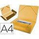 Carpeta lomo rigido gomas portadocumentos Beautone Din A4 naranja