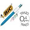 Bolígrafo marca Bic cuatro colores 0,4 mm