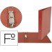 Carpeta Liderpapel 2 anillas 40 mm carton cuero folio