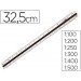 Escala mor 1632.20 -1:100-200-250-300-400-500 32.5 cm -estuche rigido color