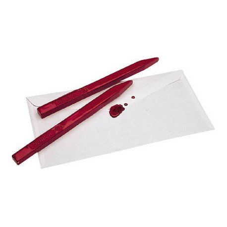 Lacre marca pelikan rojo caja de 10 barras