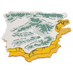 Plantilla mapa España 22 x 18 cm