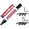 Rotulador Permanente Edding Nº1 Negro Punta biselada