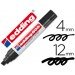 Rotulador Permanente Edding 800 Negro Punta Biselada